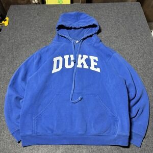 Duke University Vintage The Cotton Exchange TCX Apparel Hoodie Size M Blue